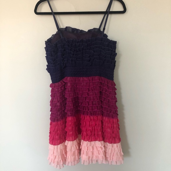 ModCloth Ruffled Ombré Statement Party Minidress - Picture 3 of 6